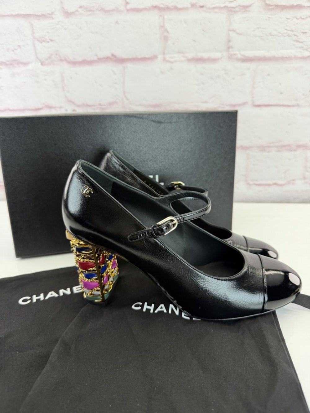 CHANEL Limited Edition Leather Metal Multi Open Toe Sandals  39 $2,750